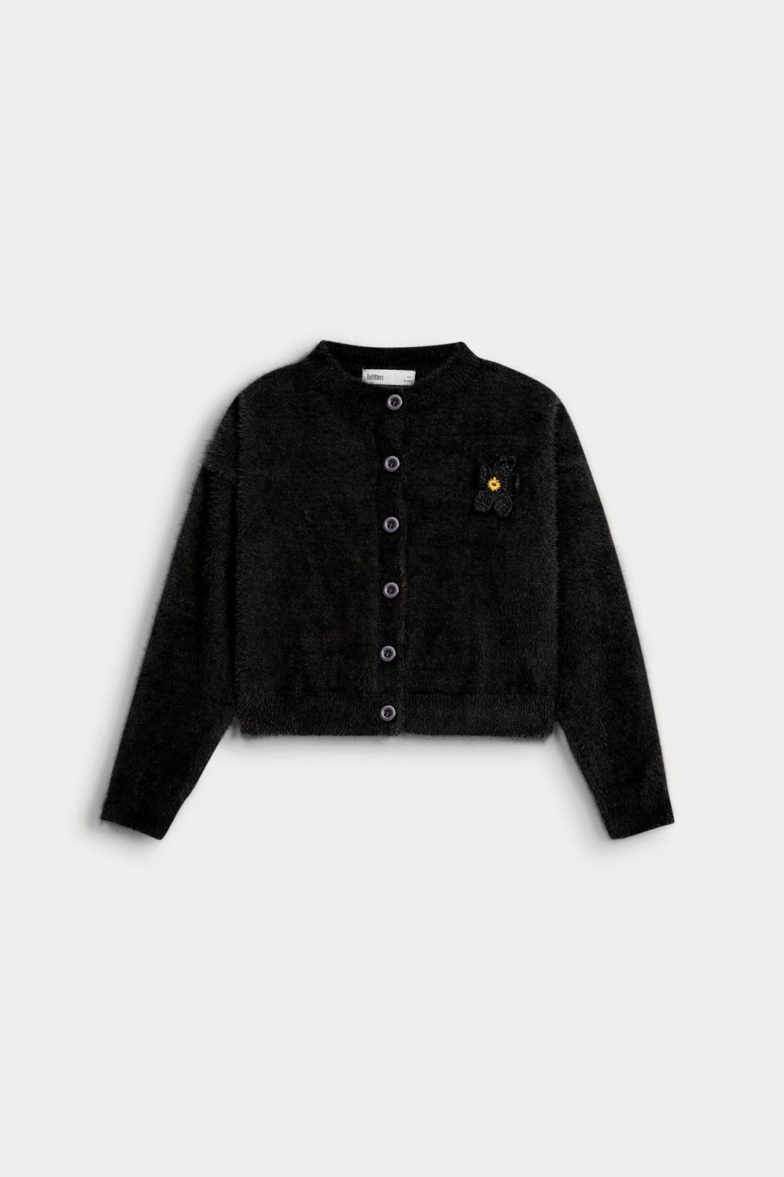 Sweater With Flower Crochet