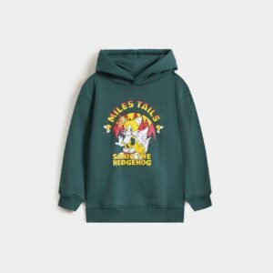 Character Graphic Pull-Over Hood