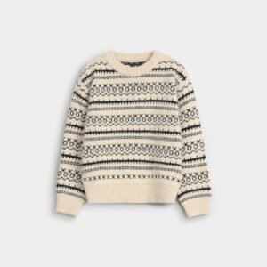 Knitted Jacquard Sweater