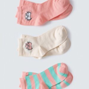 Pack Of 3-Short Crew Socks