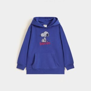 Character Graphic Pull-Over Hood
