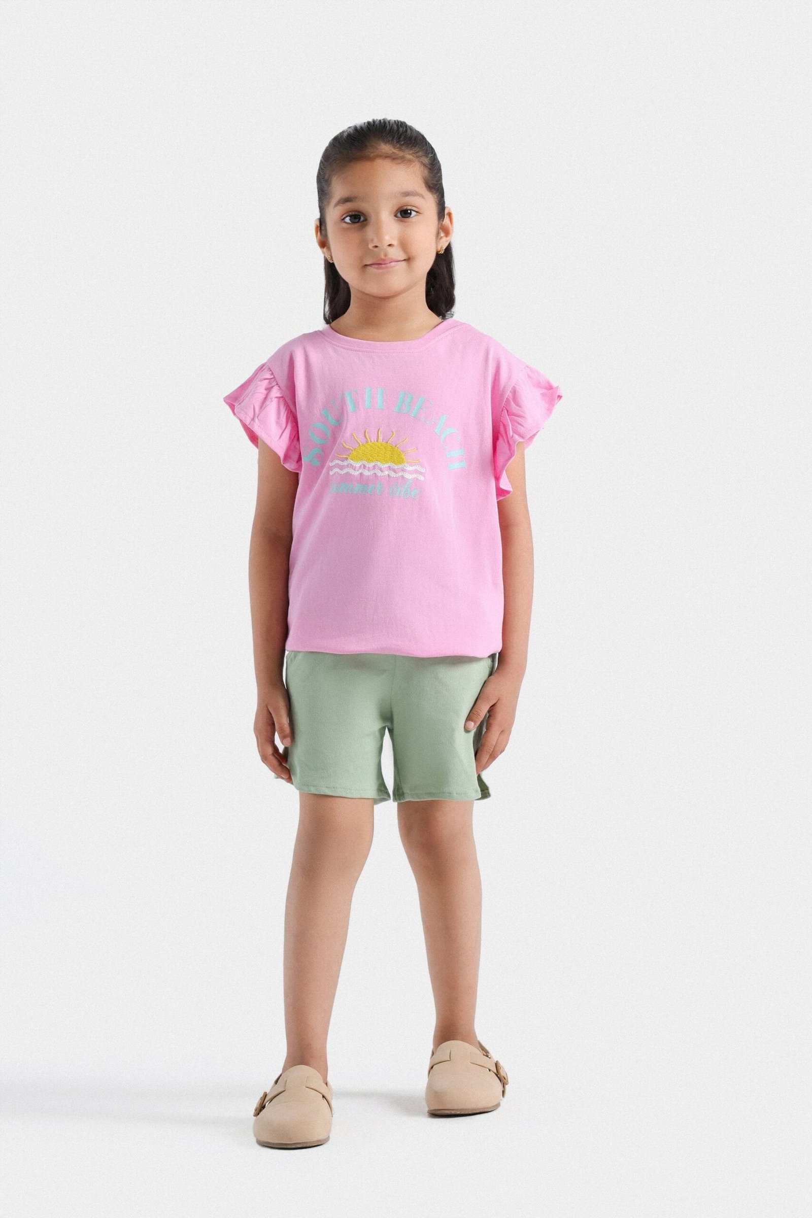 Floral Embroidered Shorts - Image 4