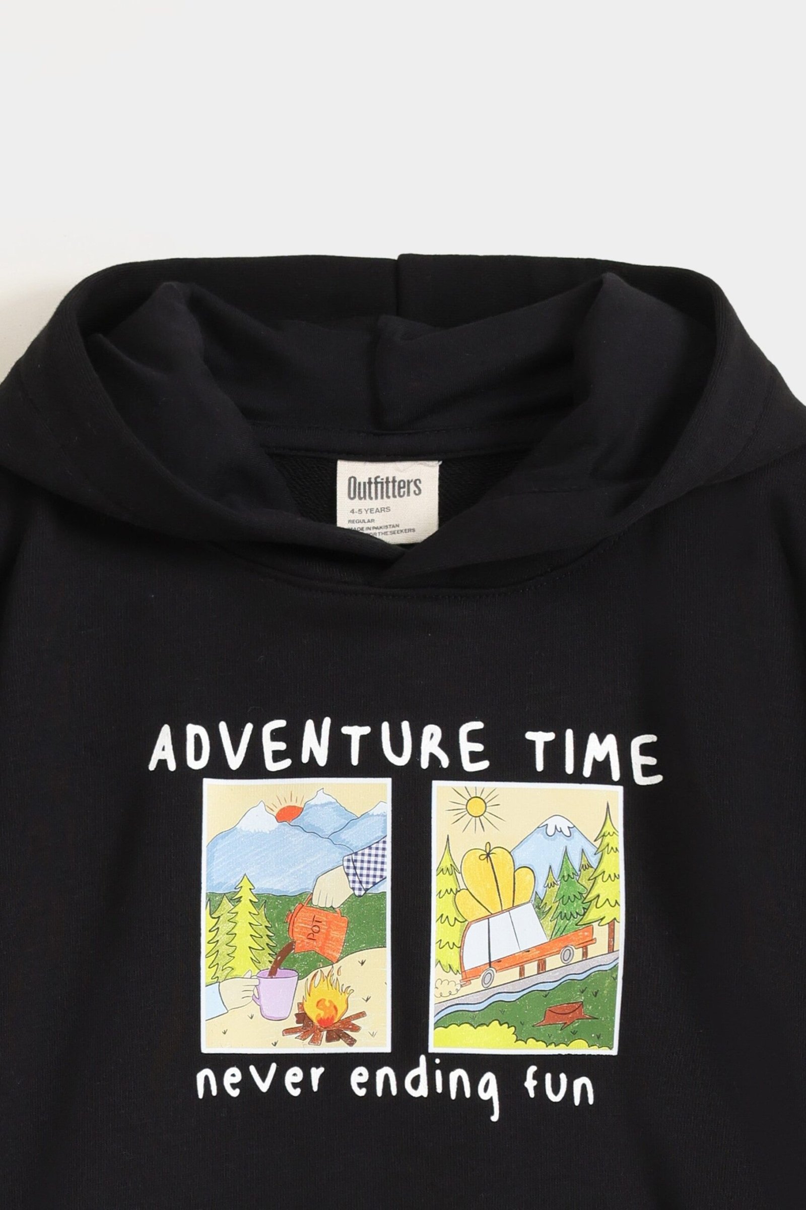 Graphic Pull-Over Hood - Image 5