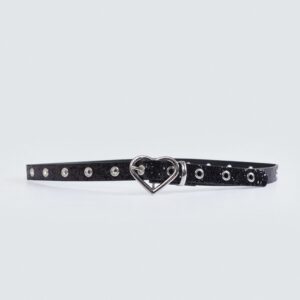 Embellished Grommet Belt