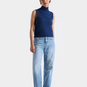 Cropped Halter Neck Sweater