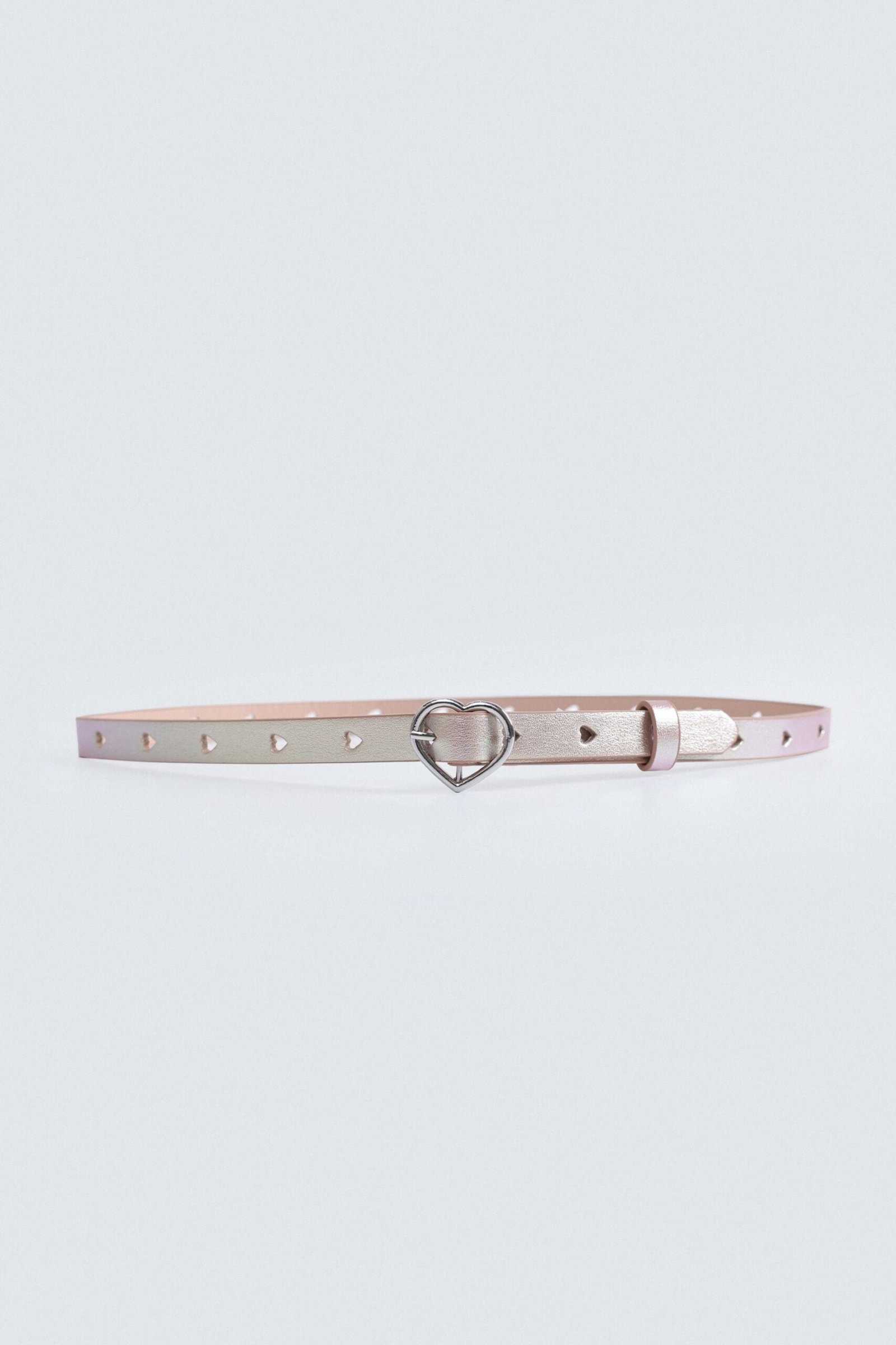 Textured Metallic Belt