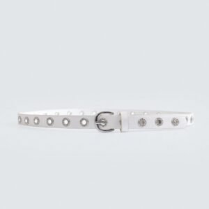 Embellished Grommet Belt
