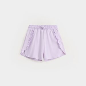 Shorts With Overlapping Frill Detail