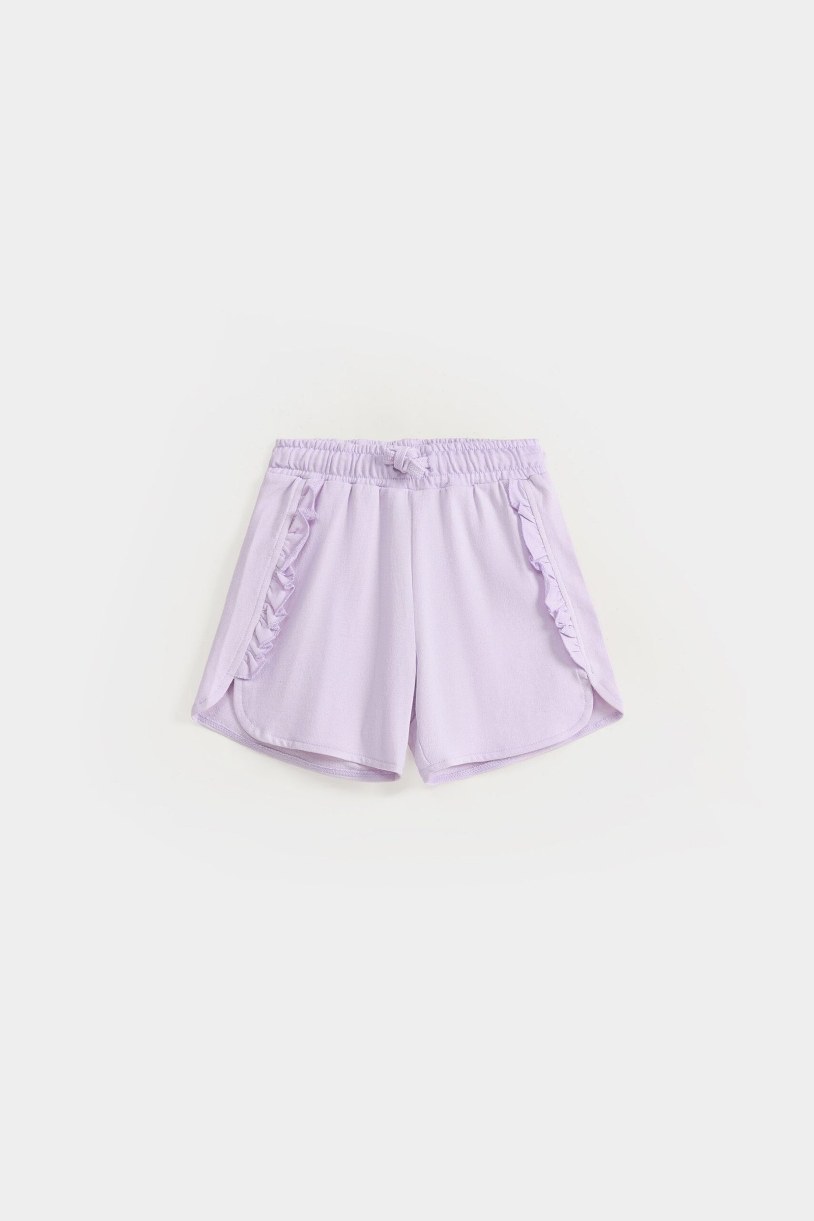 Shorts With Overlapping Frill Detail