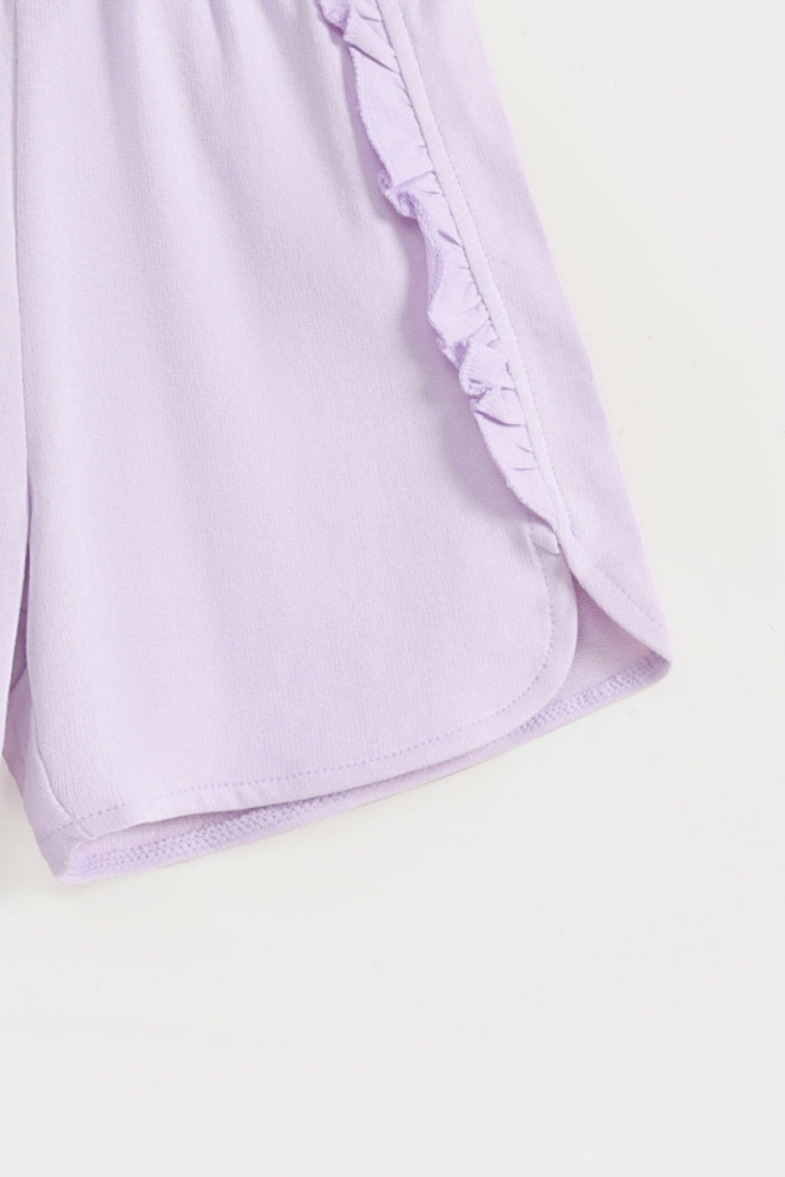 Shorts With Overlapping Frill Detail - Image 2