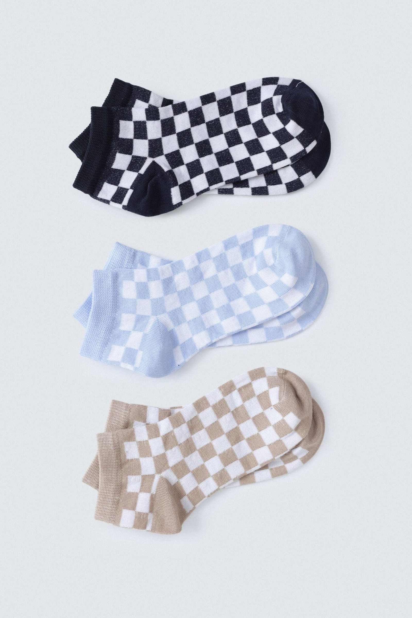 Pack Of 3 Ankle Socks