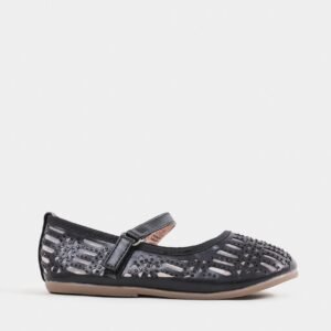 Embellished Mesh Flats