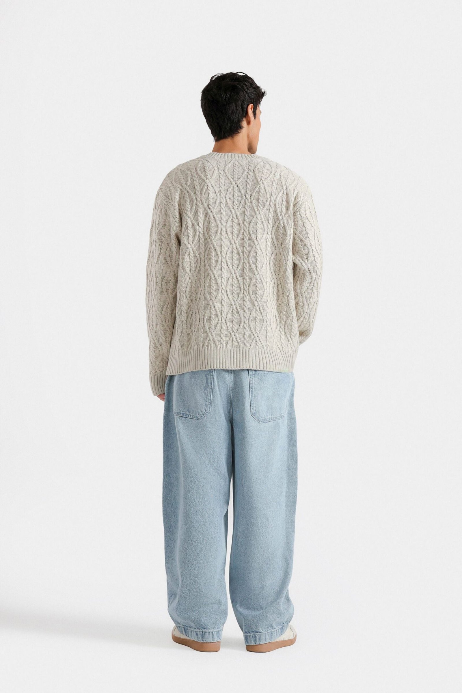 Cable Knitted Sweater - Image 11