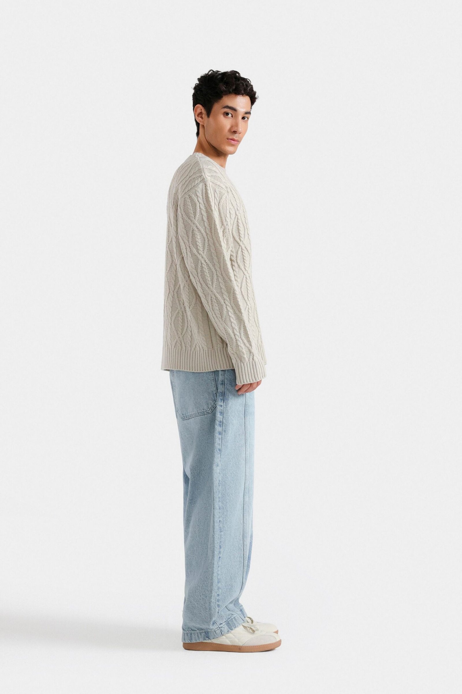 Cable Knitted Sweater - Image 10