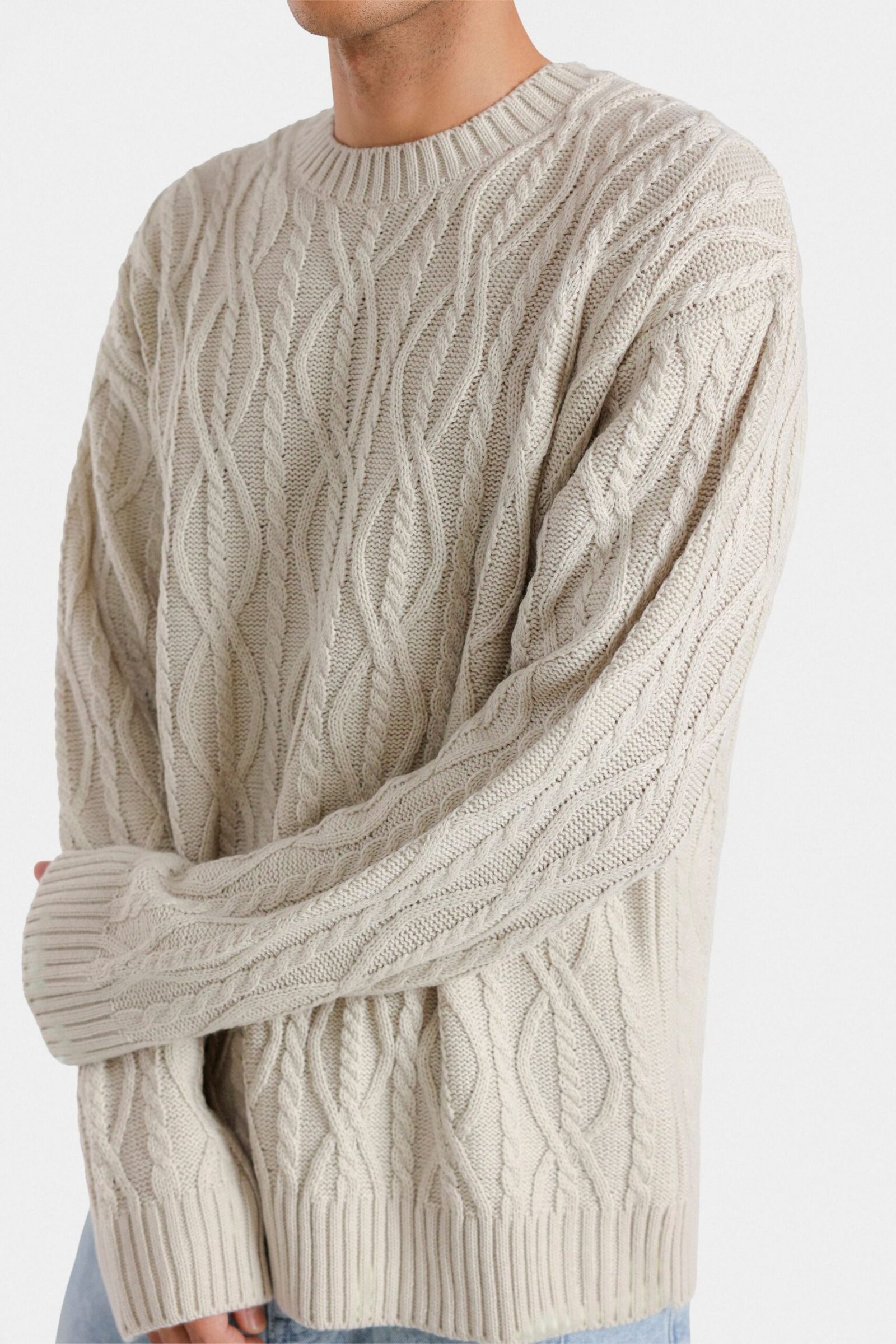 Cable Knitted Sweater - Image 9