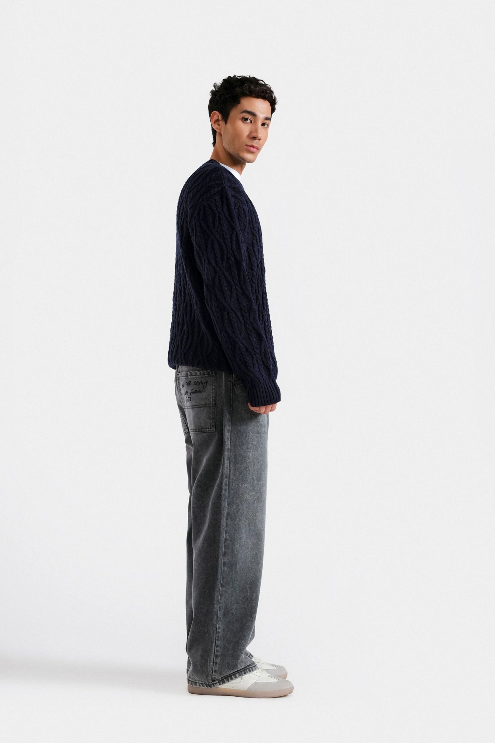 Cable Knitted Sweater - Image 3