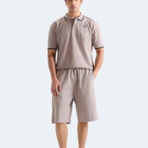 Textured Bermuda Shorts