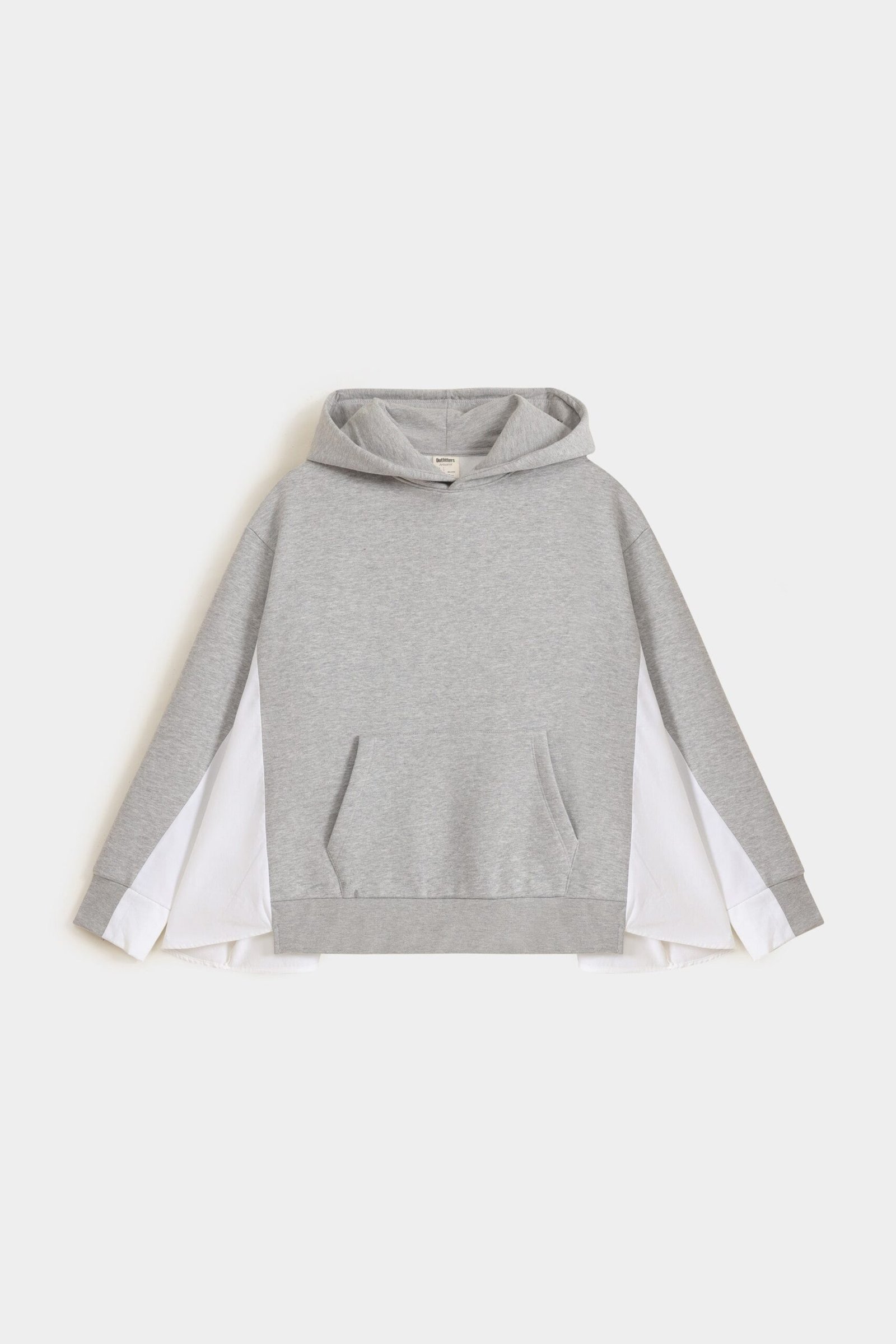 Hoodie With Woven Fabric - Image 4