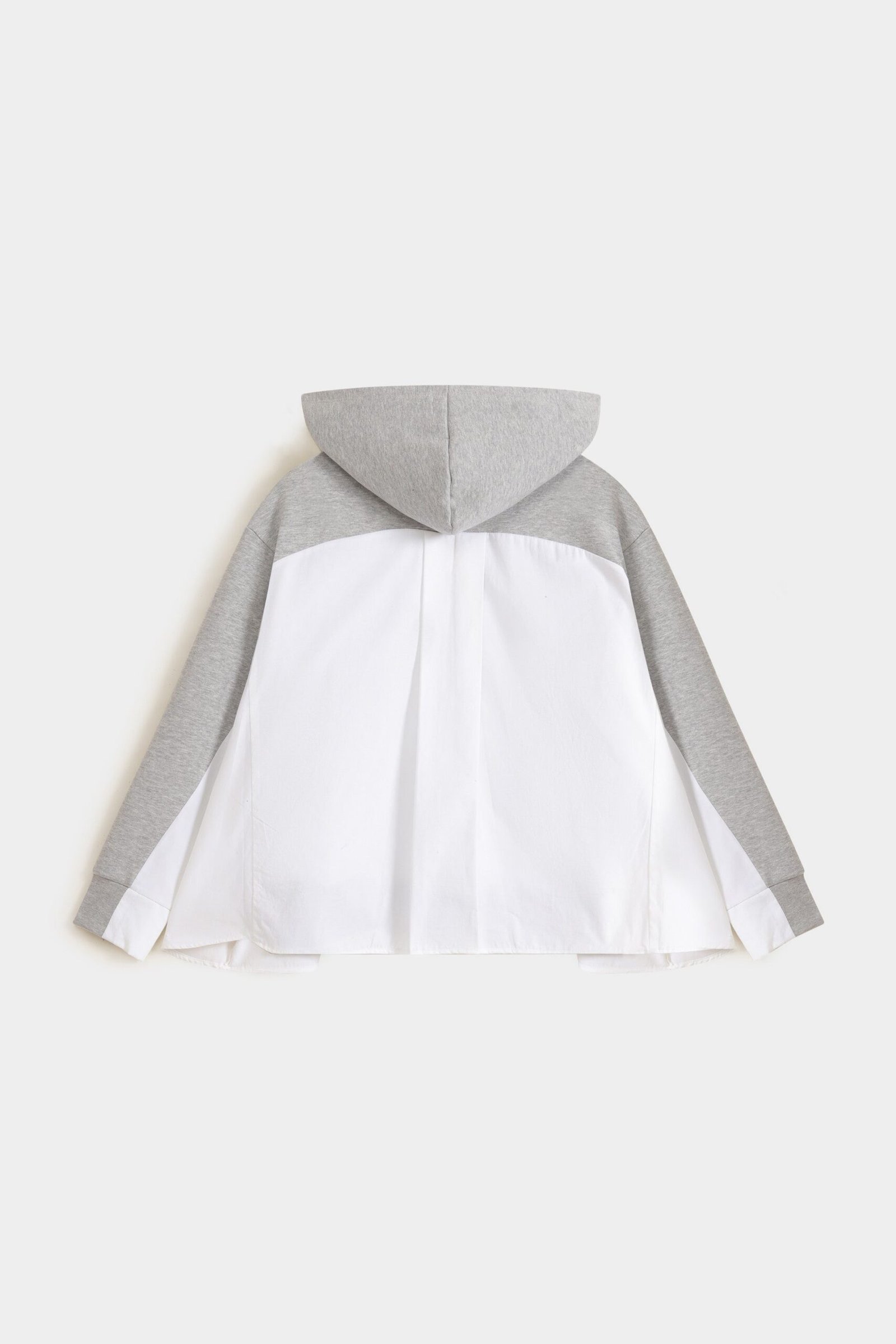 Hoodie With Woven Fabric - Image 7
