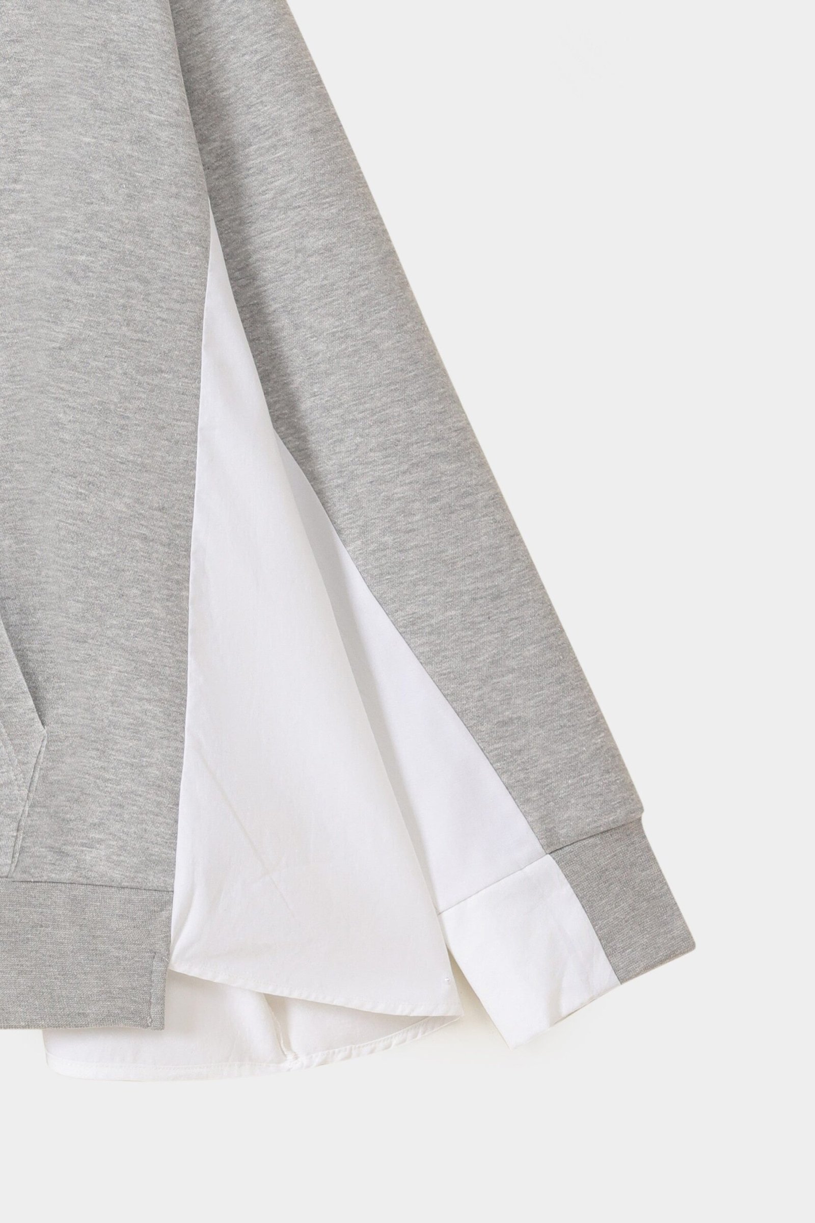 Hoodie With Woven Fabric - Image 5