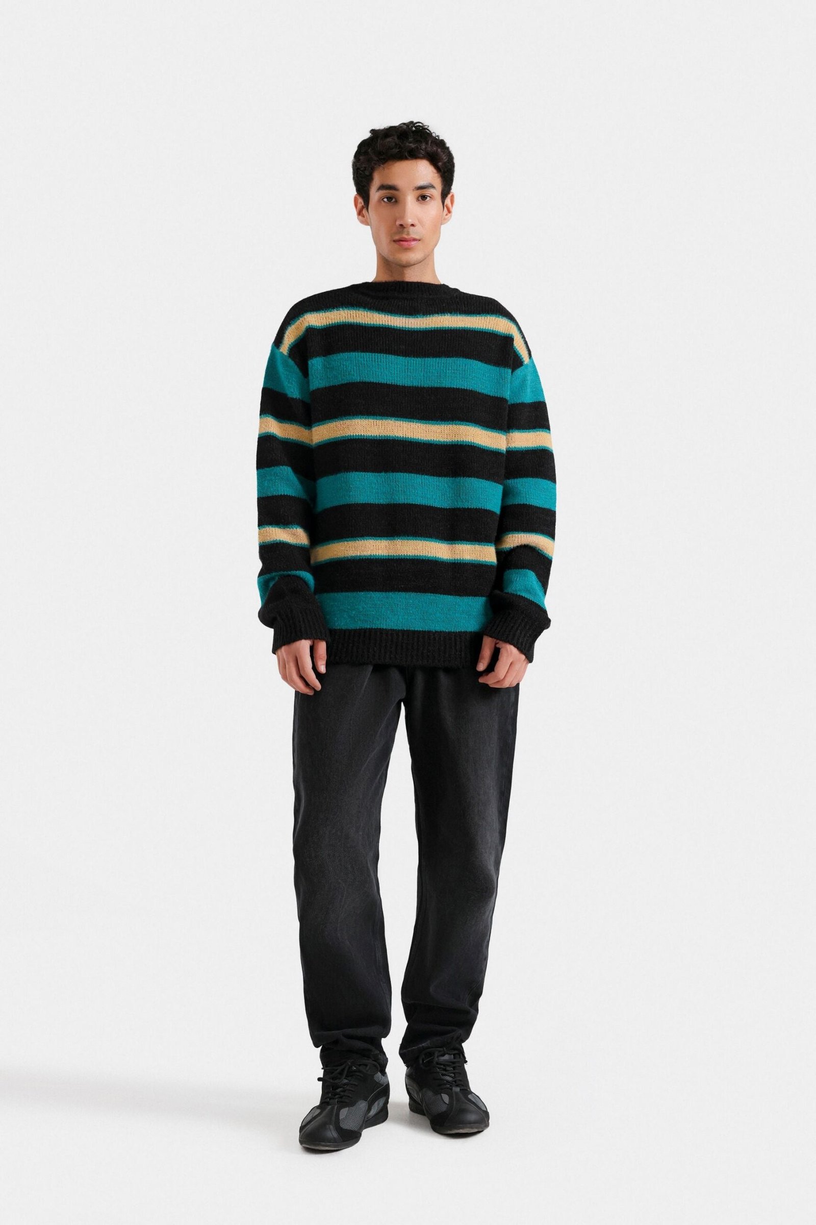 Knitted Striped Sweater