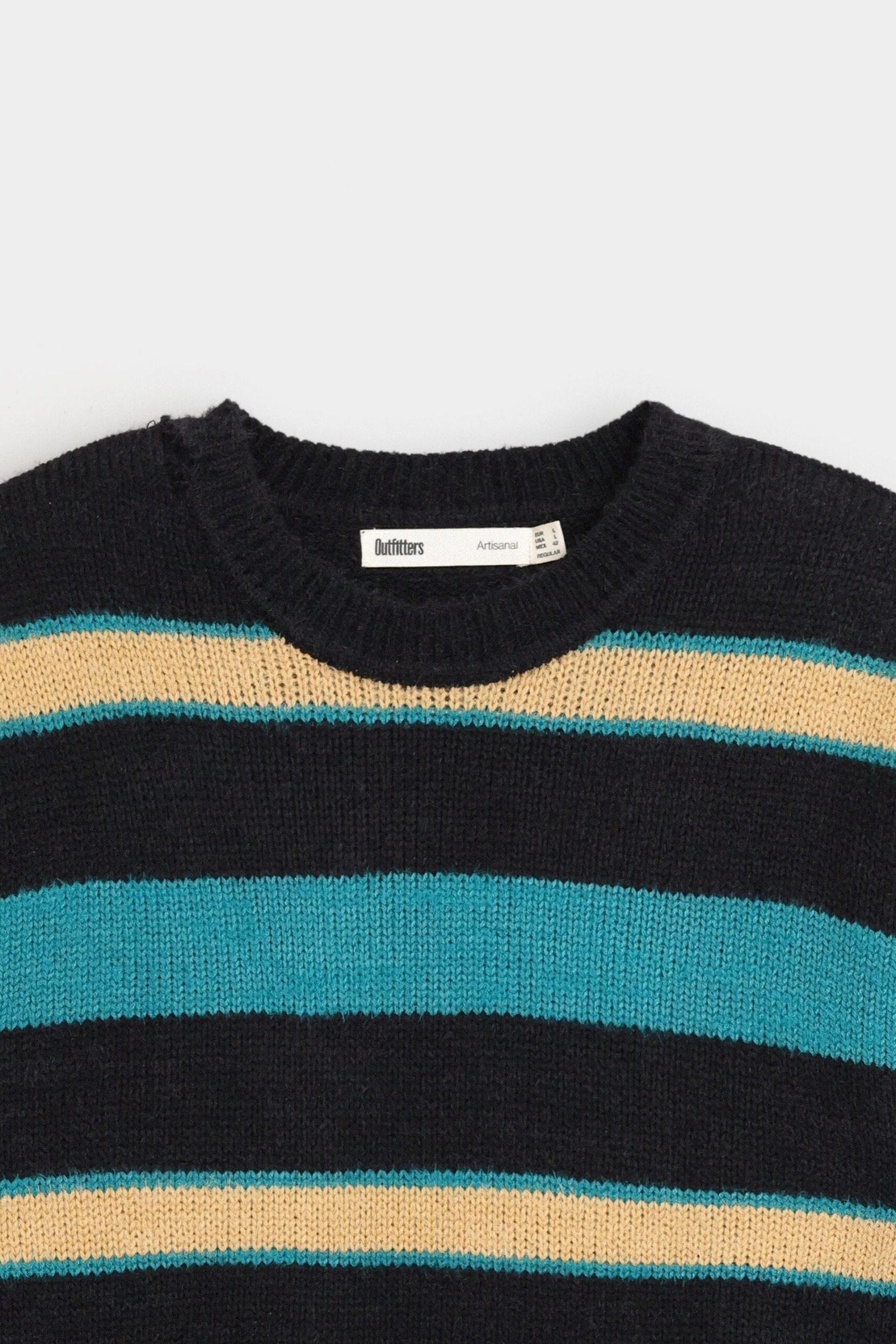 Knitted Striped Sweater - Image 6