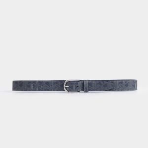 Printed Faux Leather Belt