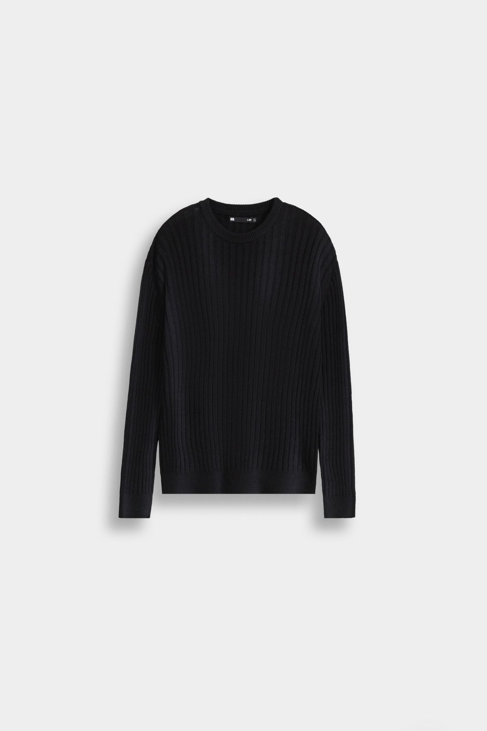 Crew Neck Ribbed Sweater - Image 5