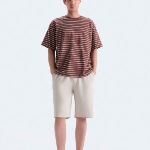 Textured Bermuda Shorts