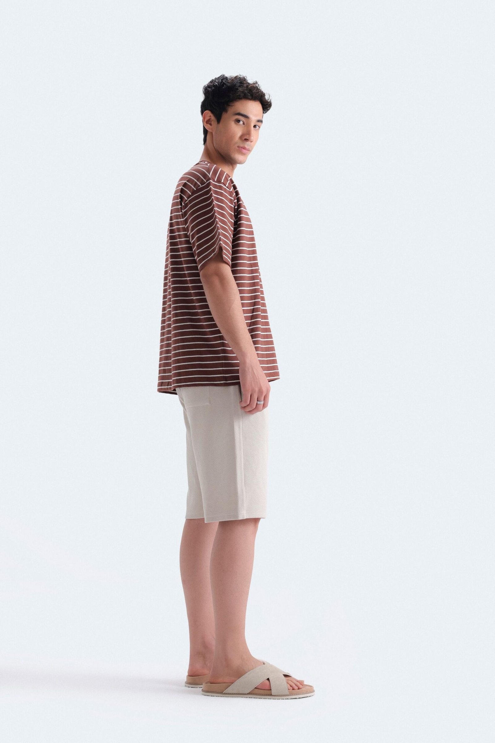 Textured Bermuda Shorts - Image 3