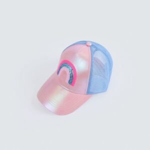 Rainbow Mesh Cap