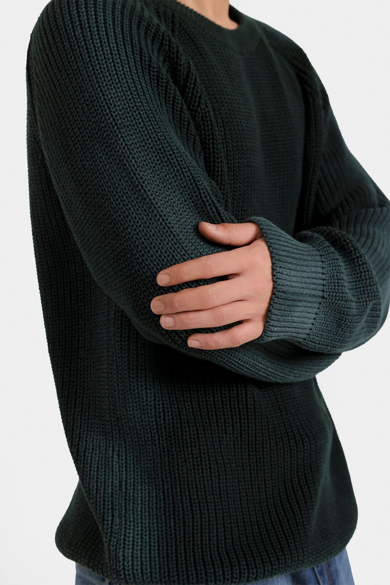 Spray Print Ribbed Sweater - Image 2