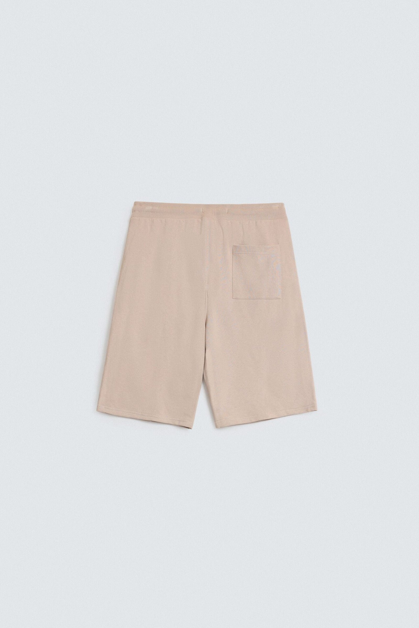 Terry Shorts With Front Seam - Image 14