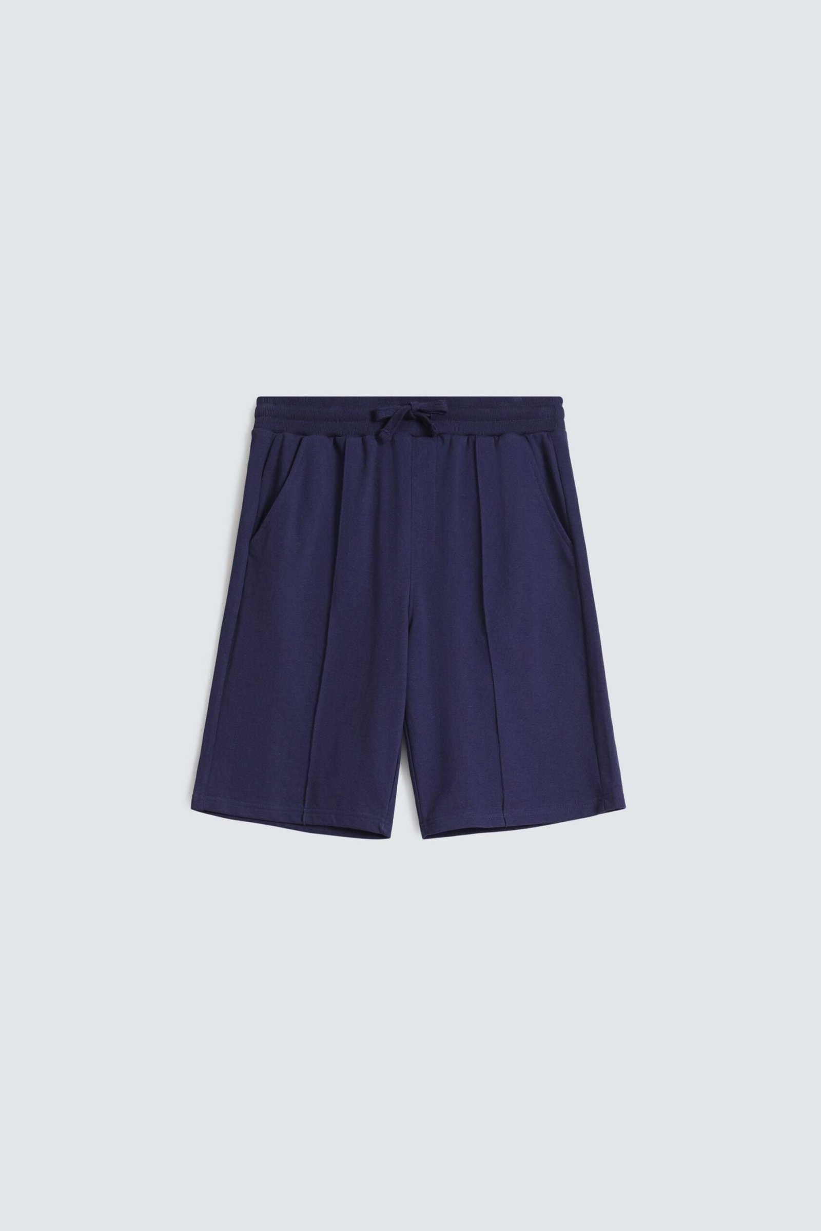 Terry Shorts With Front Seam - Image 5