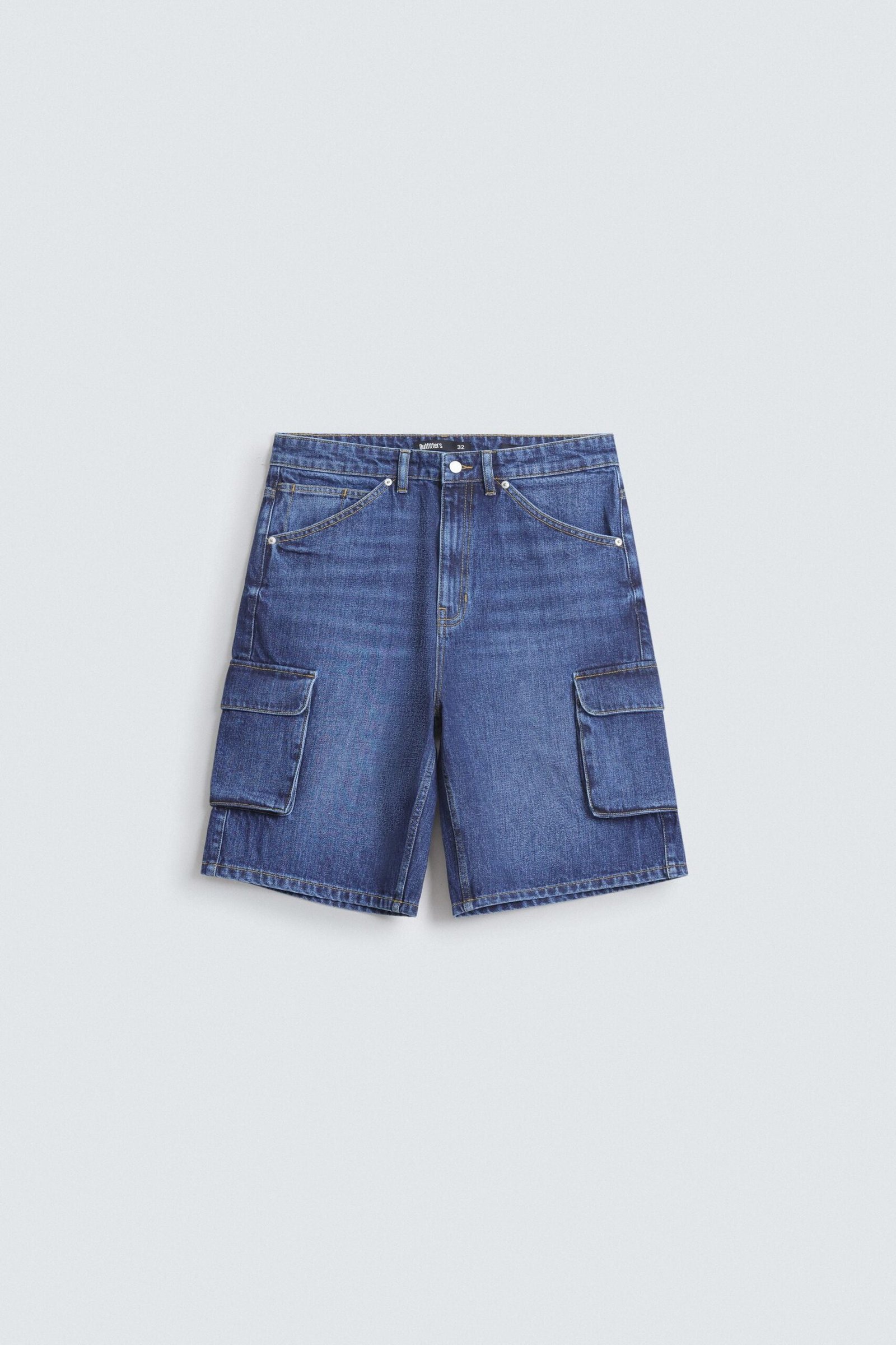 Denim Cargo Shorts - Image 6