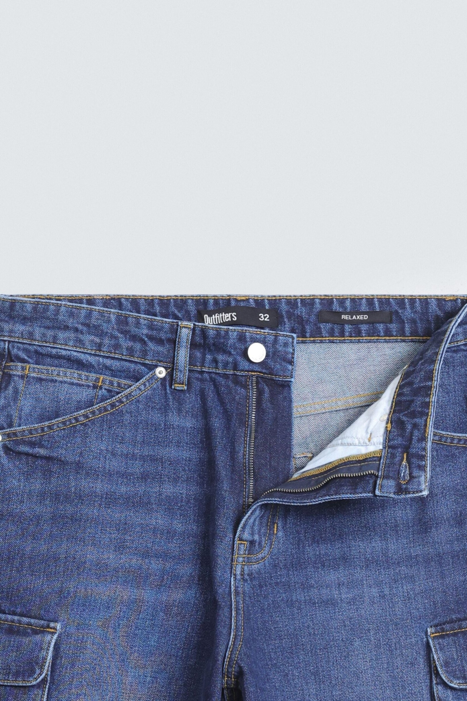Denim Cargo Shorts - Image 8