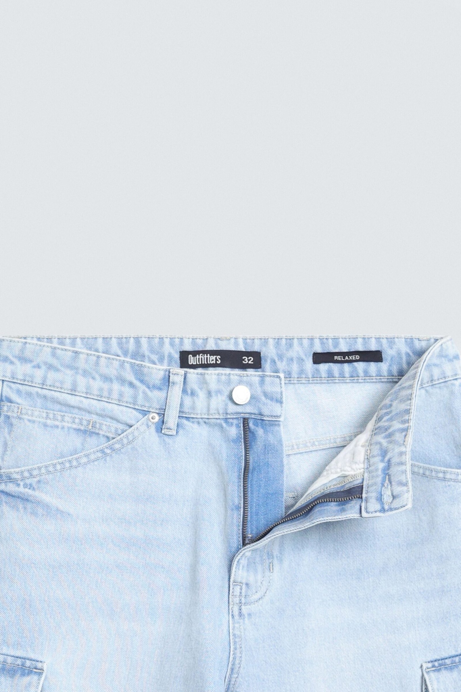 Denim Cargo Shorts - Image 15