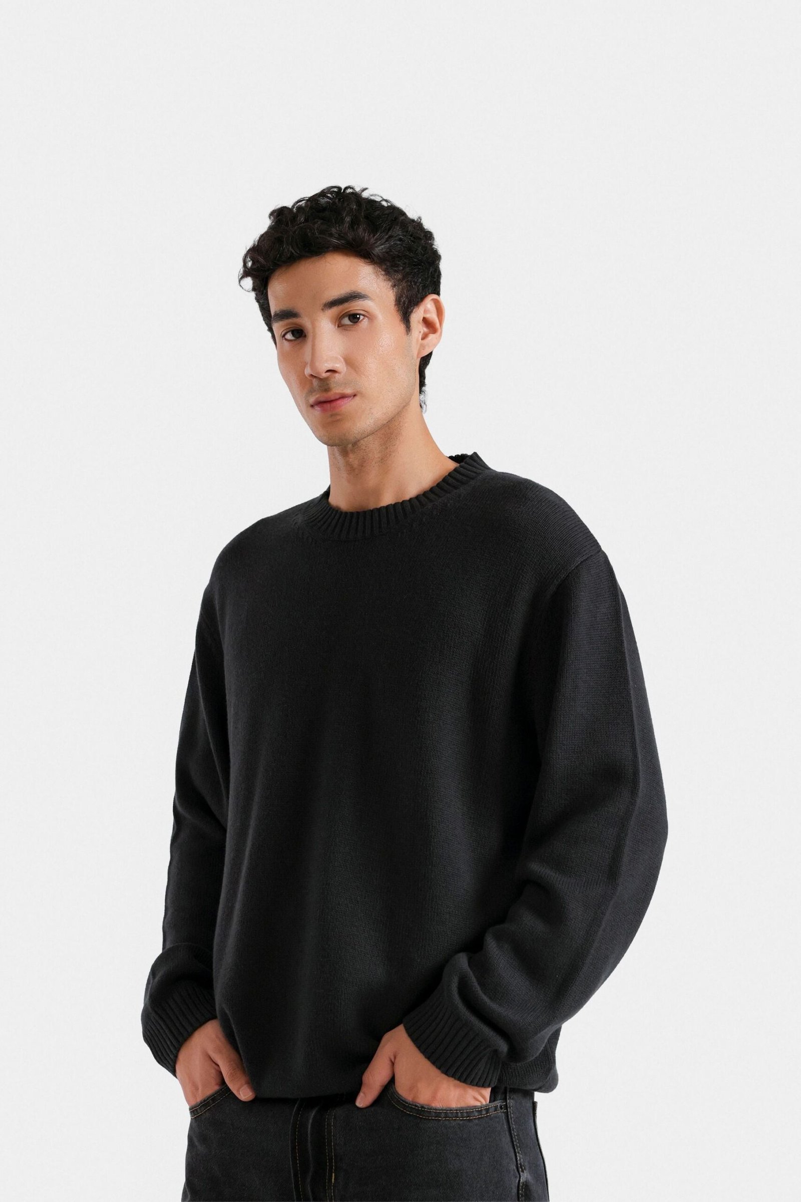 Basic Crew Neck Sweater - Image 2