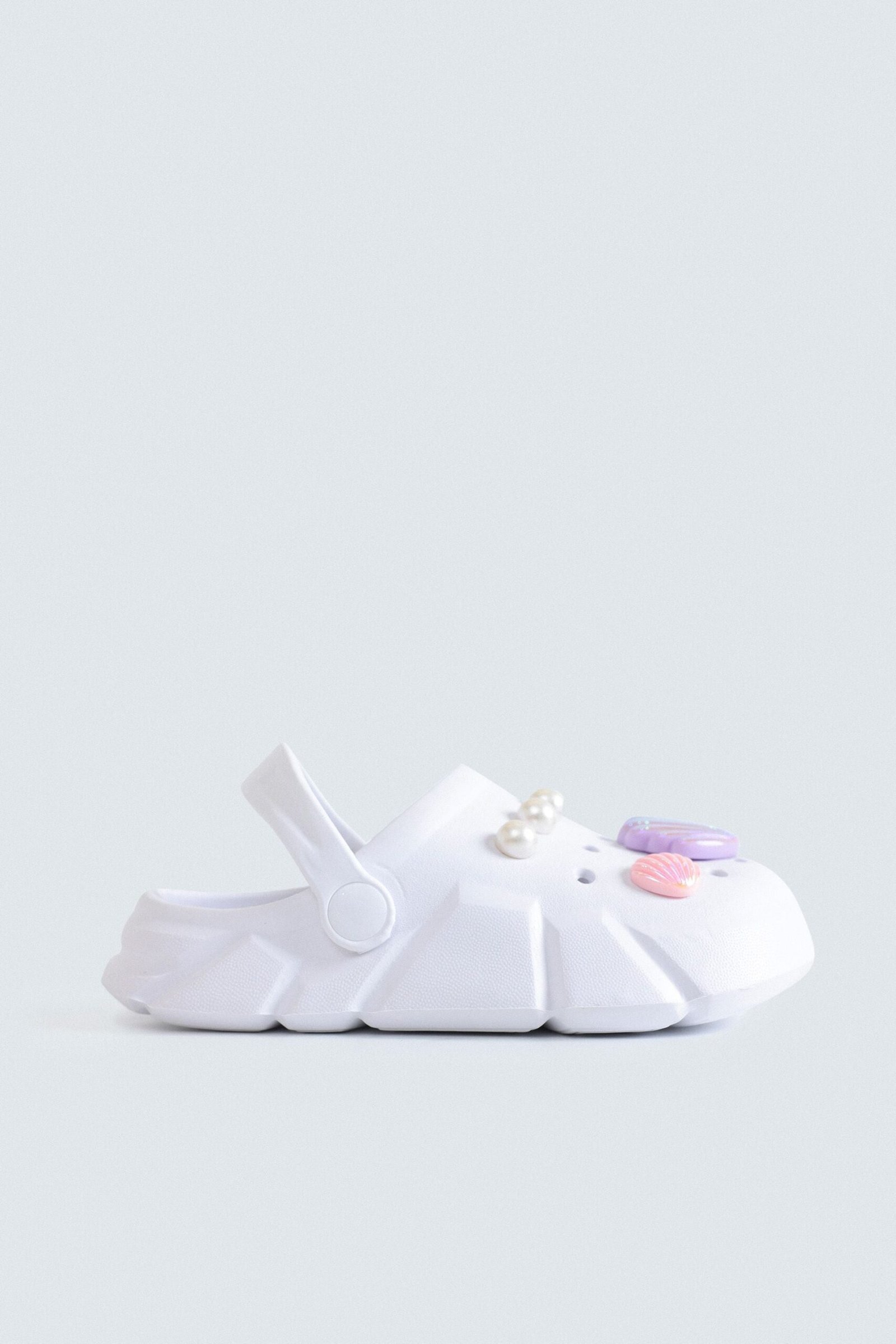 Rubber Clogs With Charm Detail