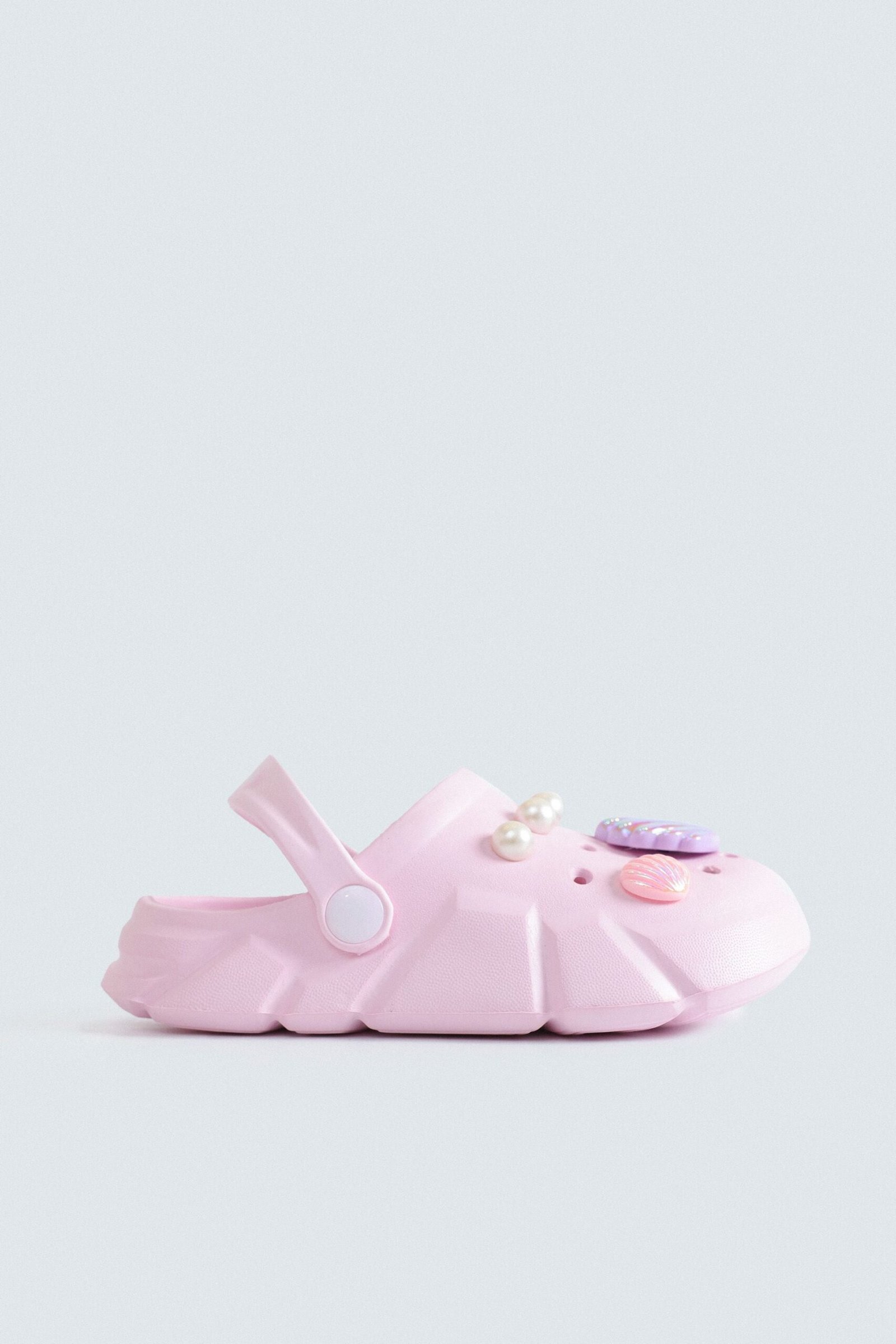 Rubber Clogs With Charm Detail - Image 8