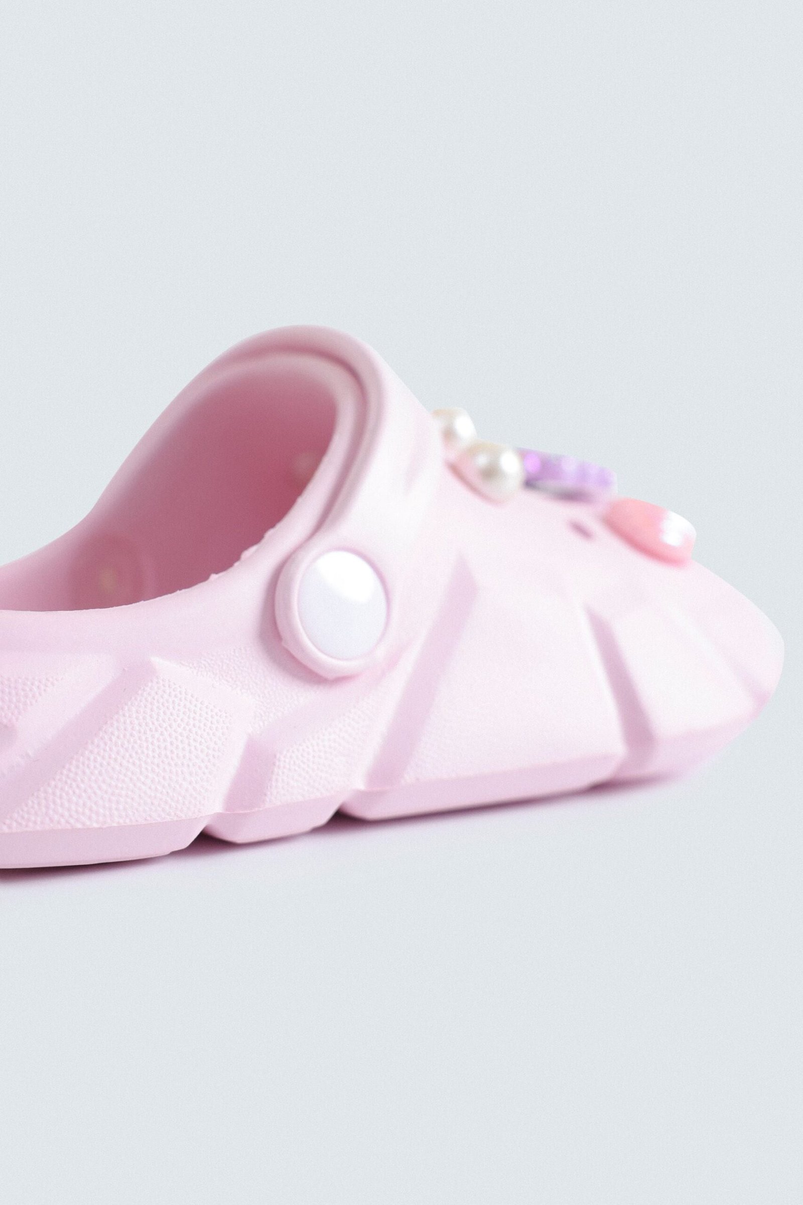 Rubber Clogs With Charm Detail - Image 11