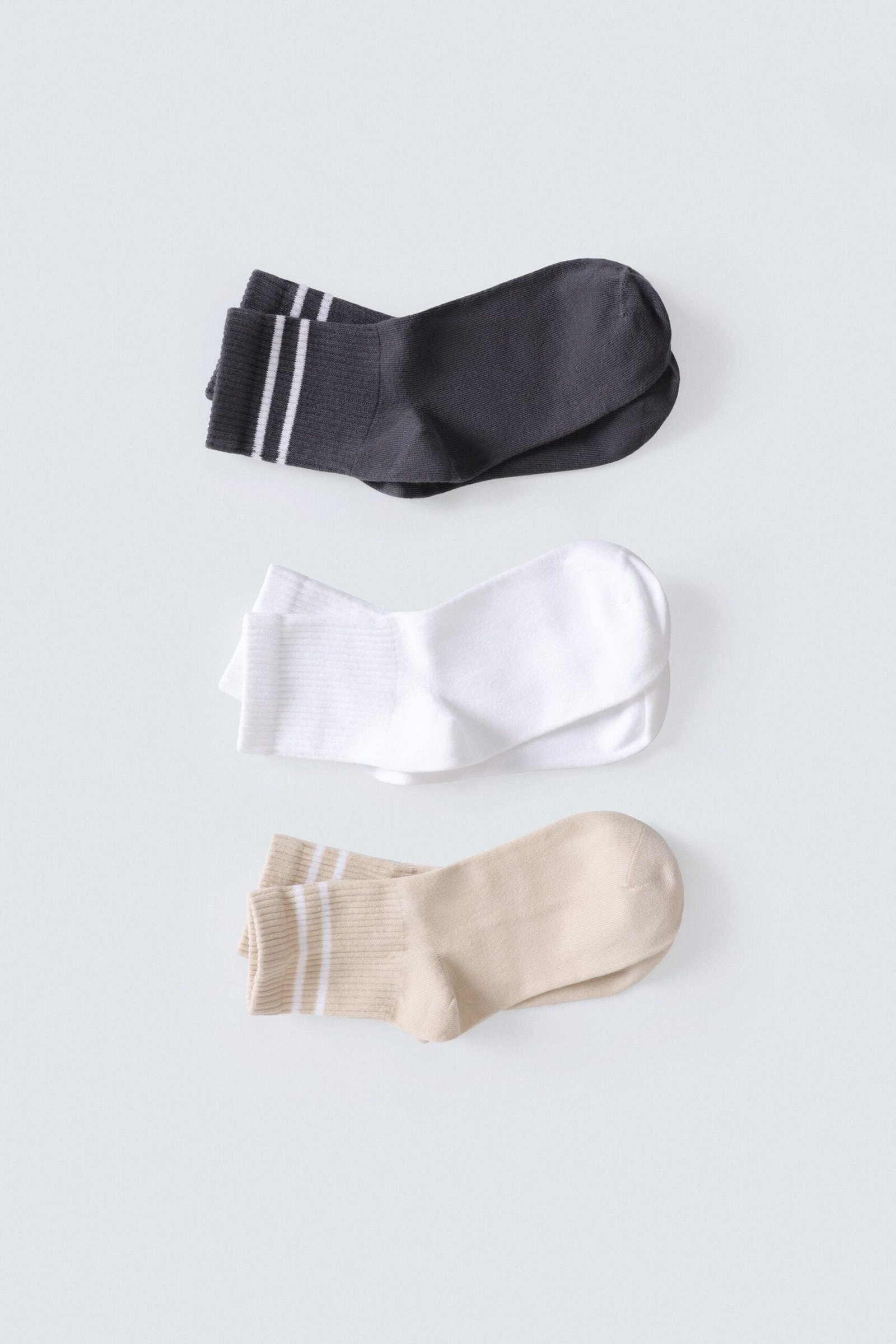 Pack of 3 Short Crew Socks