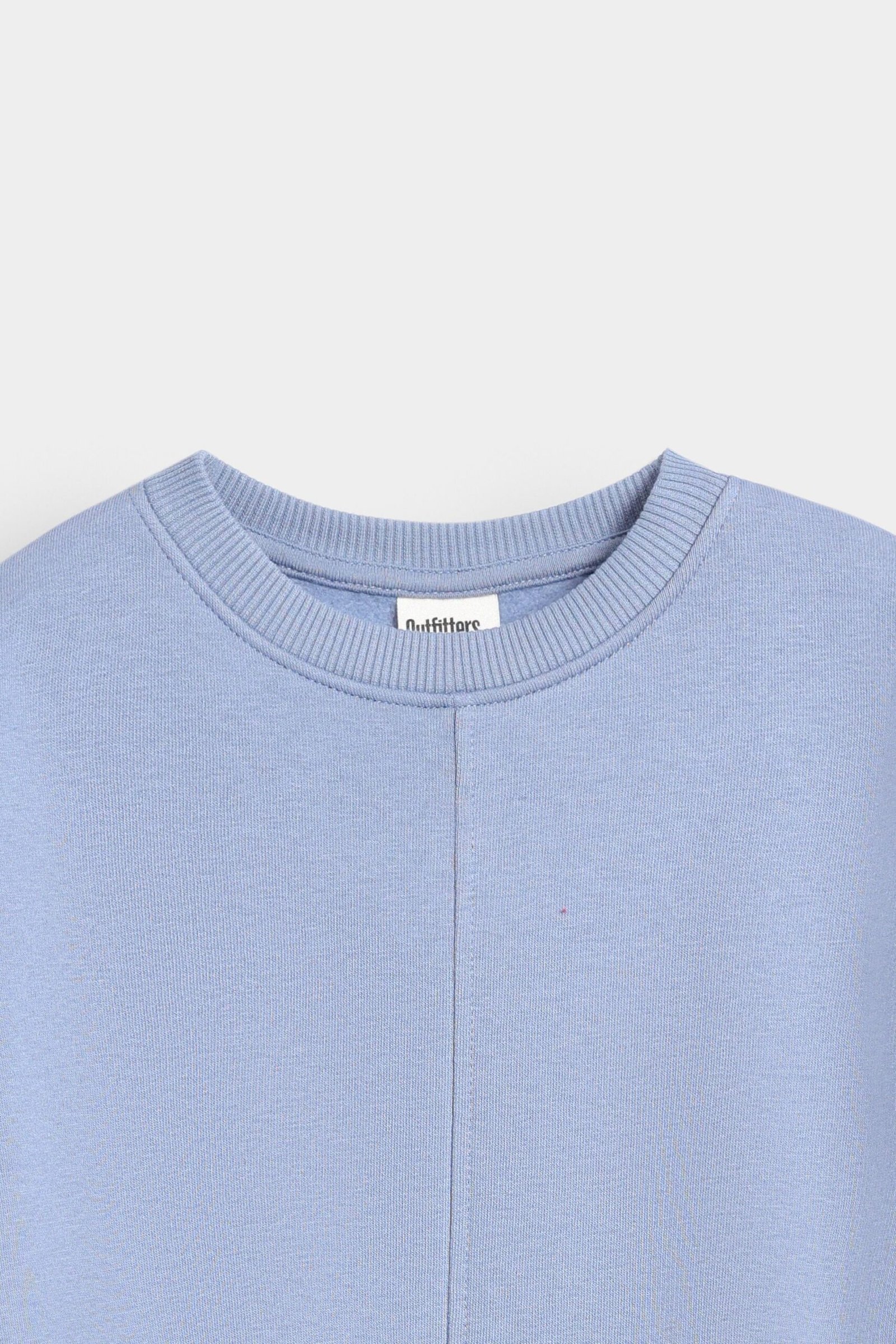 Basic Sweatshirt With Cut & Sew Detail - Image 7