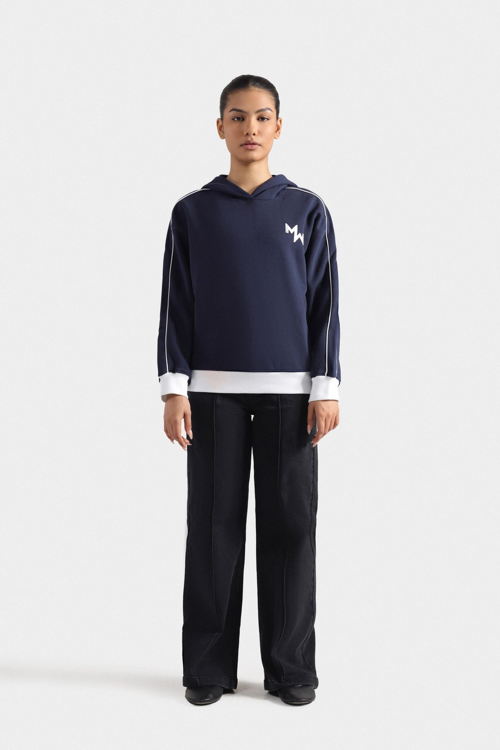 Cropped Activewear Hoodie
