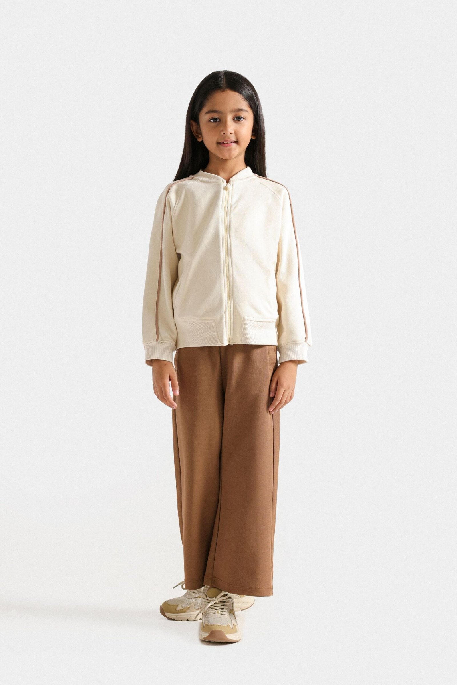 Raglan Sweatshirt With Piping Detail - Image 4