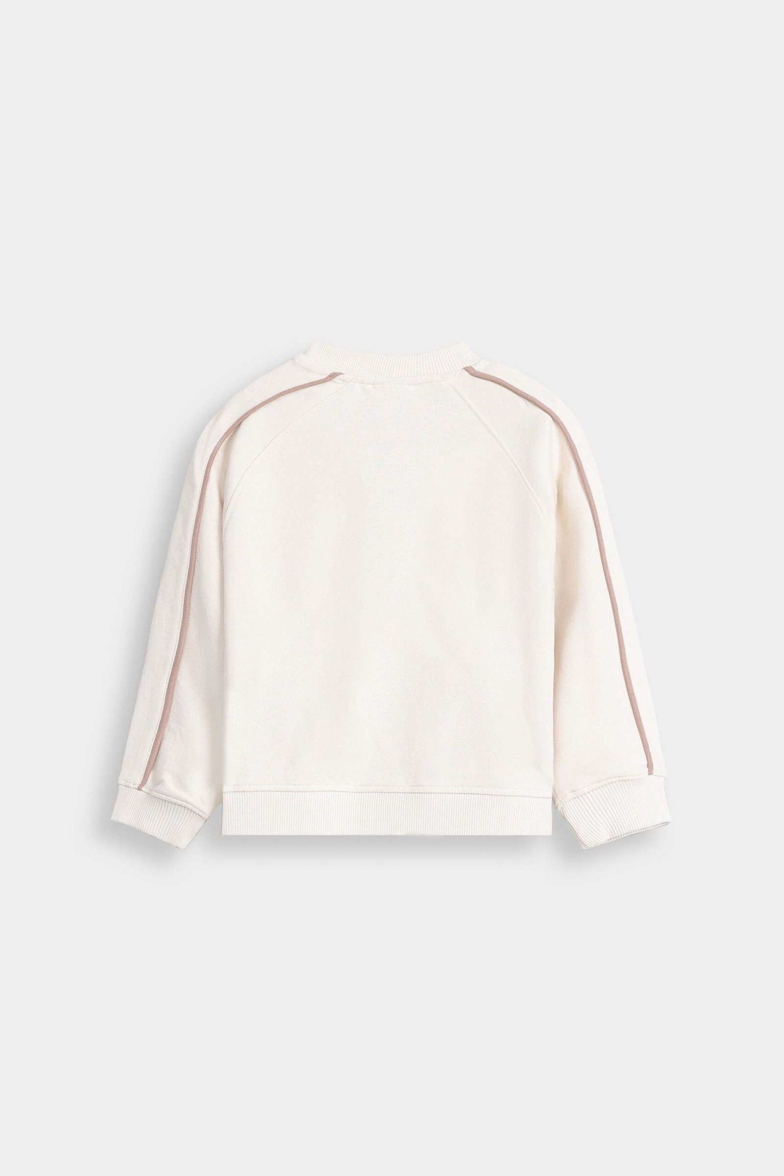 Raglan Sweatshirt With Piping Detail - Image 3