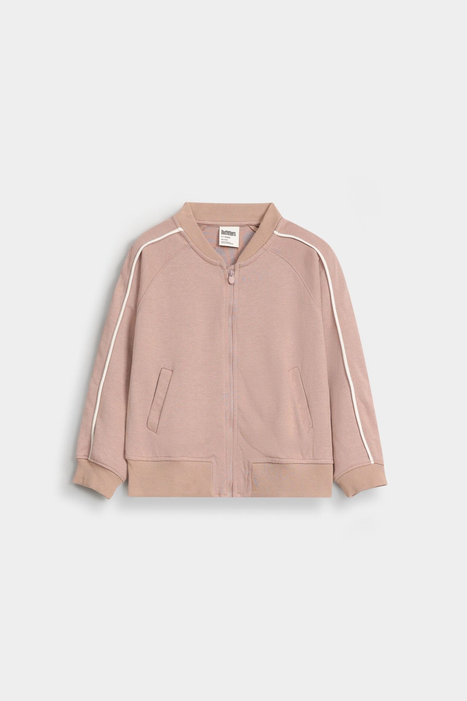 Raglan Sweatshirt With Piping Detail - Image 7