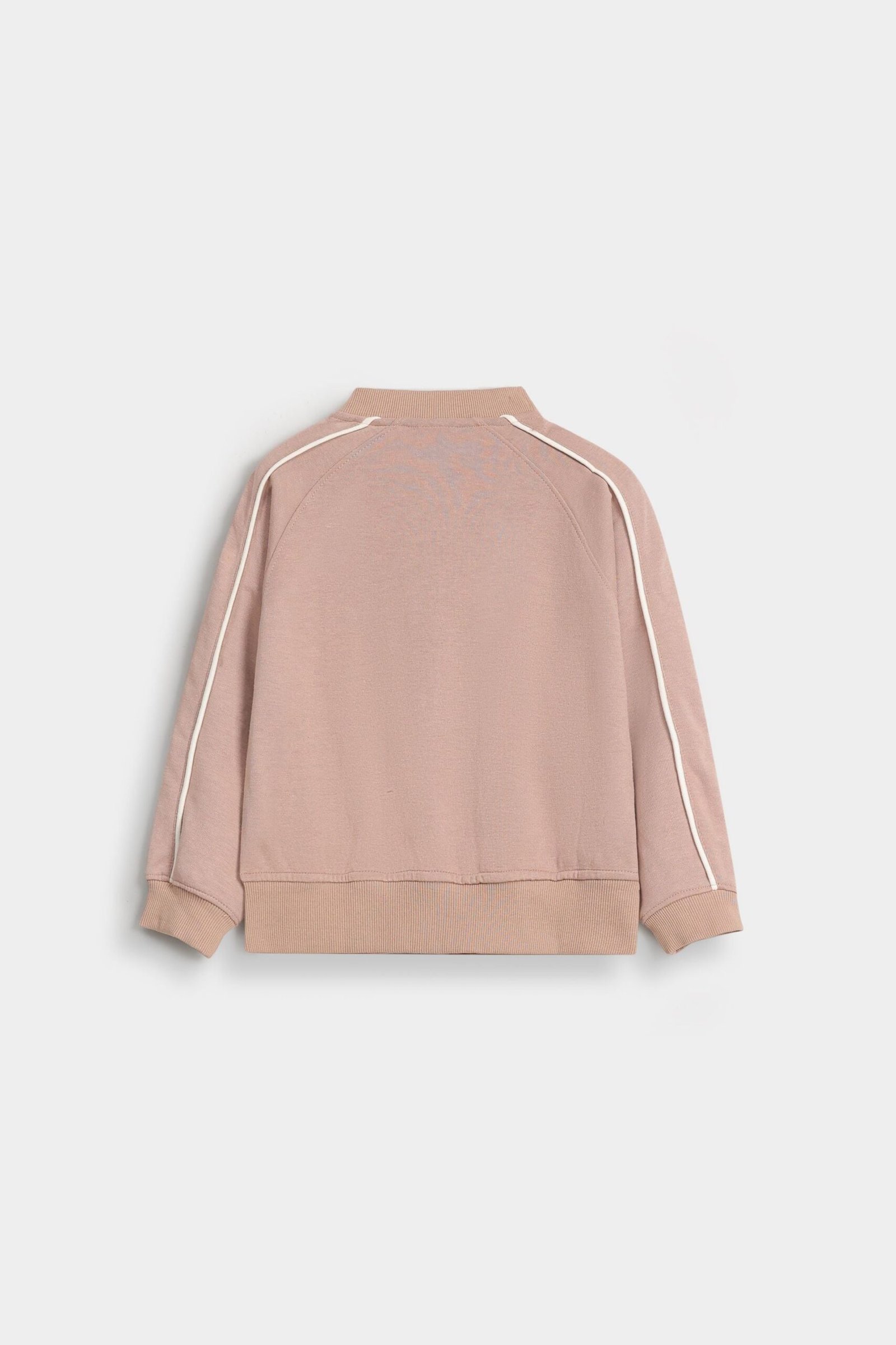 Raglan Sweatshirt With Piping Detail - Image 9