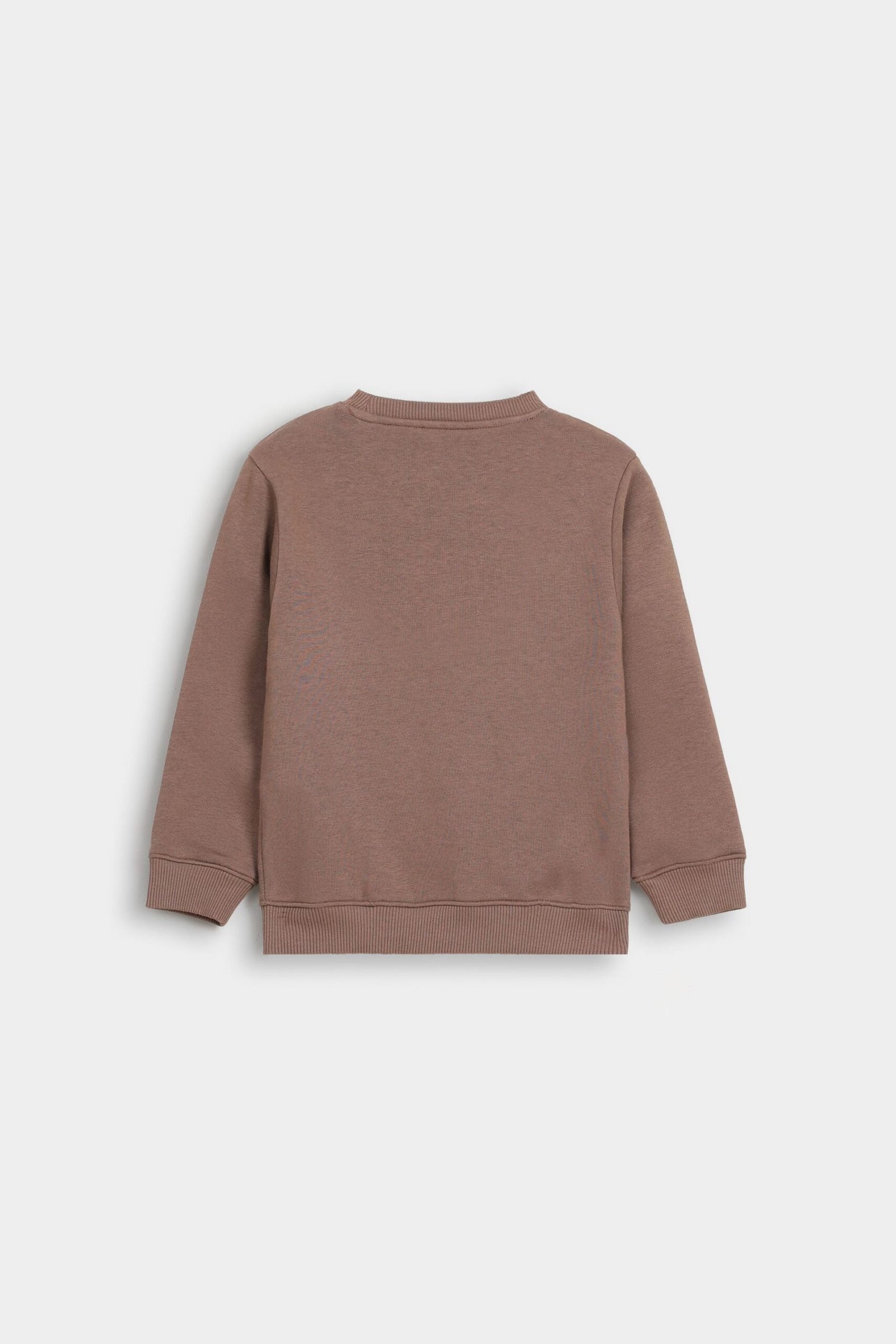 Slogan Print Cut & Sew Sweatshirt - Image 3