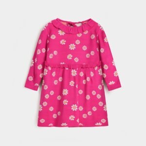 Floral Jacquard Sweater Dress